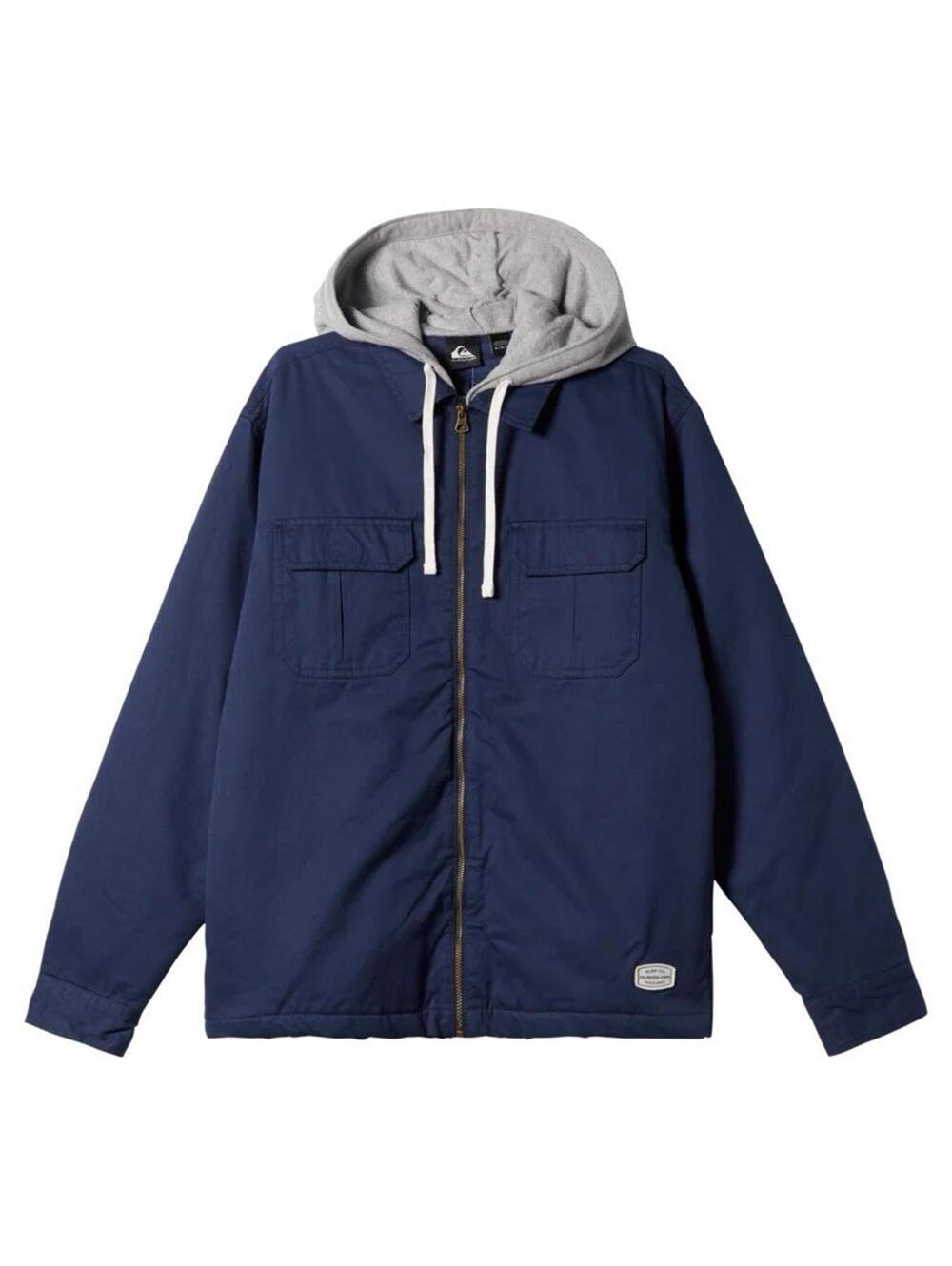 QUIKSILVER NEW AITOR Mens Hooded Jacket - Navy - Small